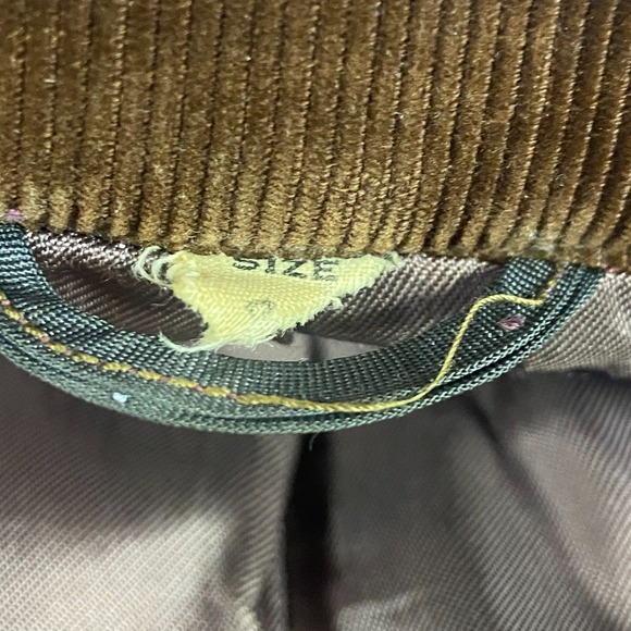 Vintage 70s Brown Medium Wale Corduroy Sport Coat Jacket Men's 42 Field Style - Picture 3 of 9